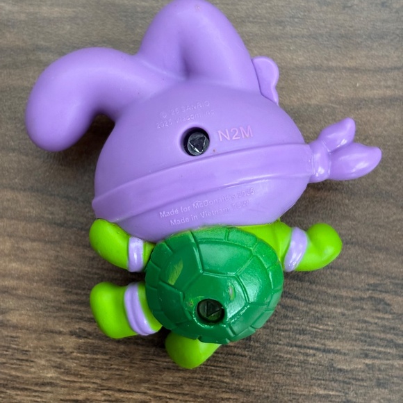 2025 McDonalds Teenage Mutant Ninja Turtles Hello Kitty MY MELODY X DONATELLO - Picture 7 of 8